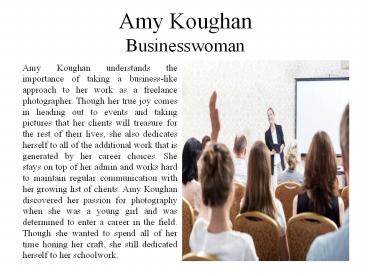 Amy Koughan - Businesswoman (1)