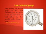 Low pressure gauge