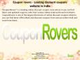 Coupon rovers - Leading discount coupons website in India PowerPoint PPT Presentation