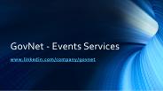 GovNet - Events Services