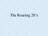 The Roaring 20