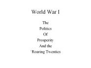 World War I