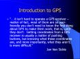 Introduction to GPS PowerPoint PPT Presentation