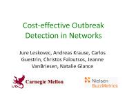 Cost-effective Outbreak Detection in Networks