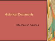 Historical Documents