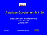 PPT – The Declaration of Independence PowerPoint presentation | free to ...