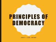 Principles of Democracy