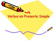 Verbos en Presente Simple