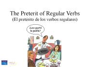 Preterit of regular verbs