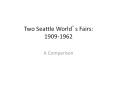 Two Seattle World PowerPoint PPT Presentation