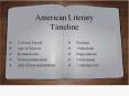 American Literary Timeline PowerPoint PPT Presentation