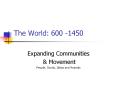 The World: 600 -1450 PowerPoint PPT Presentation