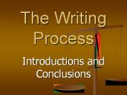 The Writing Process
