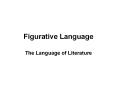 Figurative Language PowerPoint PPT Presentation