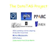 DataTAG presentation (Bucarest)