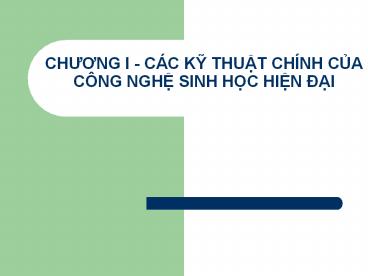 CHUONG I - C