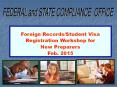 Foreign Records/Student Visa   Senior High Counselors Workshop April 26,2005 PowerPoint PPT Presentation