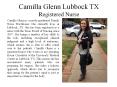 Camilla Glenn of Lubbock TX - Registered Nurse PowerPoint PPT Presentation