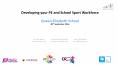 Developing your PE and School Sport Workforce Queen Elizabeth School 30th September 2016 PowerPoint PPT Presentation