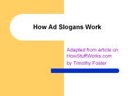 How Ad Slogans Work