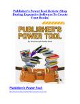 Publisher Power Tool reviews and bonuses Publisher Power Tool