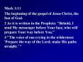 Mark 1:11 PowerPoint PPT Presentation