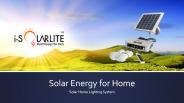 Best Solar Home Lighting System-i-Solarlite