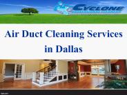 Air Duct Cleaning Services in Dallas