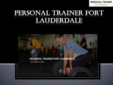 Online Personal Trainer Workouts