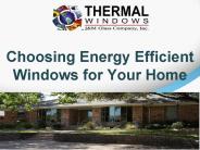 Choosing Energy Efficient Windows for Your Home
