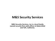 Security Guard Training Bakersfield