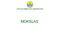 MOKSLAS PowerPoint PPT Presentation