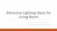 Latest Lighting ideas for home interior PowerPoint PPT Presentation