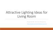 Latest Lighting ideas for home interior