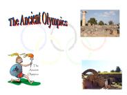 The Ancient Olympics