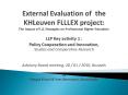 External Evaluation of the KHLeuven FLLLEX project: The Impact of LLL Strategies on Professional Higher Education PowerPoint PPT Presentation