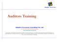 Adaptive Processes Consulting Pvt. Ltd. An ISO 9001:2000 Certified Company www.AdaptiveProcesses.com This document is the property of and proprietary to Adaptive Processes Consulting Pvt. Ltd. Contents of this document should not be disclosed to any PowerPoint PPT Presentation
