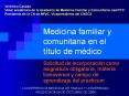 Medicina familiar y comunitaria en el t PowerPoint PPT Presentation