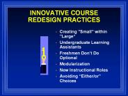 INNOVATIVE COURSE REDESIGN PRACTICES