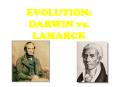EVOLUTION: DARWIN vs. LAMARCK PowerPoint PPT Presentation
