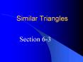 Similar Triangles PowerPoint PPT Presentation