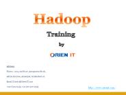Hadoop Training in Hyderabad