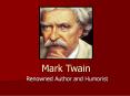 Mark Twain PowerPoint PPT Presentation
