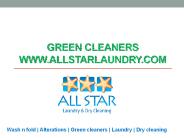 Green Cleaners - www.allstarlaundry.com (1)