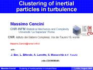 Clustering of inertial particles in turbulence