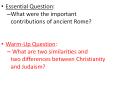 Essential Question: PowerPoint PPT Presentation