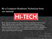 Be a Computer Hardware Technician from our institute