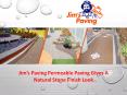 Jim’s Paving Permeable Paving Gives A Natural Stone Finish Look PowerPoint PPT Presentation