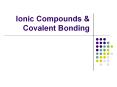 Ionic Compounds PowerPoint PPT Presentation