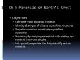 Ch%205-Minerals%20of%20Earth PowerPoint PPT Presentation